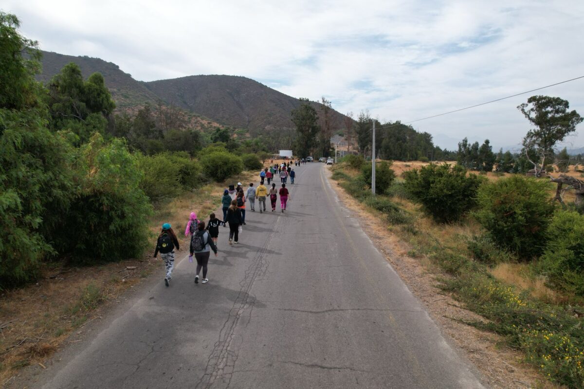 Más de 200 personas participaron del simulacro de evacuación  de los tranques de relaves de El Soldado 