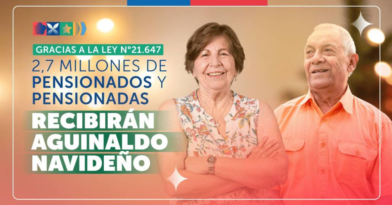 Más de 2.7 millones de pensionados recibirán Aguinaldo de Navidad 2024