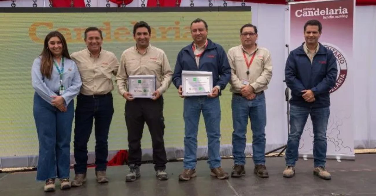 Minera Candelaria recibió reconocimientos por su compromiso en la gestión de riesgos de fatalidad