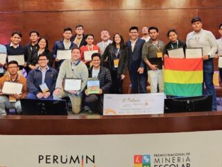 Jóvenes de Perú y Colombia premiados con 5.000 USD en minería