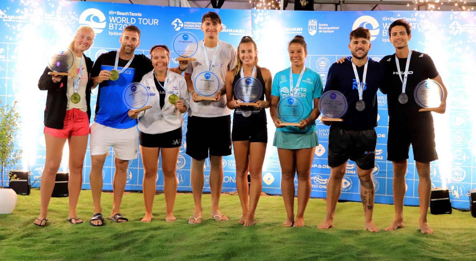 Campeonato mundial de tenis playa BT200 se despidió de Iquique con amplio marco de público en cada jornada