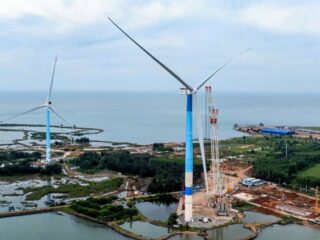 Aerogenerador marino gigante en China sufre rotura: MySE18.X-20MW enfrenta desafíos tras resistir supertifón