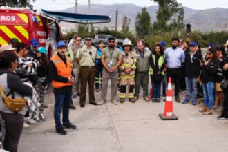 Simulacro de evacuación en Nogales refuerza seguridad ante sismos con Anglo American y autoridades locales