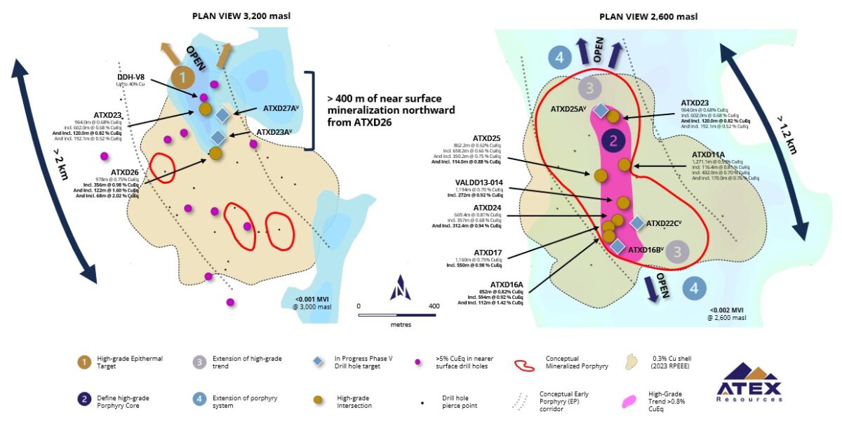 ATEX Resources reflexiona sobre el año transformador y ofrece perspectivas para 2025 con la movilización de un quinto equipo de perforación diamantina al proyecto Valeriano