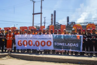 Récord de fusión de cobre en Potrerillos: Hitos de Codelco Salvador