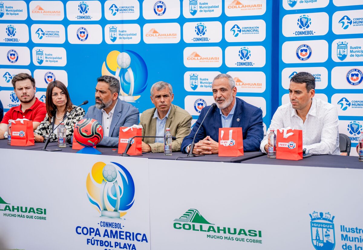 Copa América Fútbol Playa 2025 se disputará por primera vez en Iquique