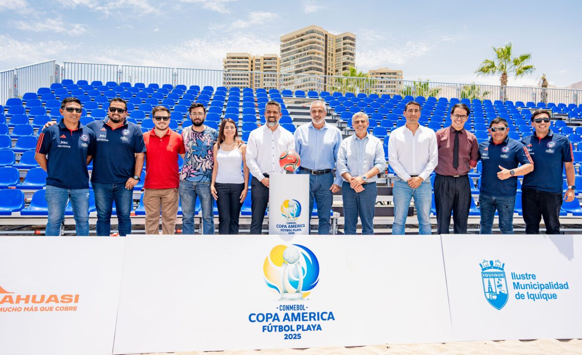 Copa América Fútbol Playa 2025 se disputará por primera vez en Iquique