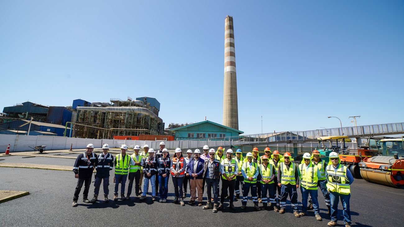 Codelco Ventanas innova con escoria de cobre en asfalto: un avance hacia la construcción sostenible y la economía circular