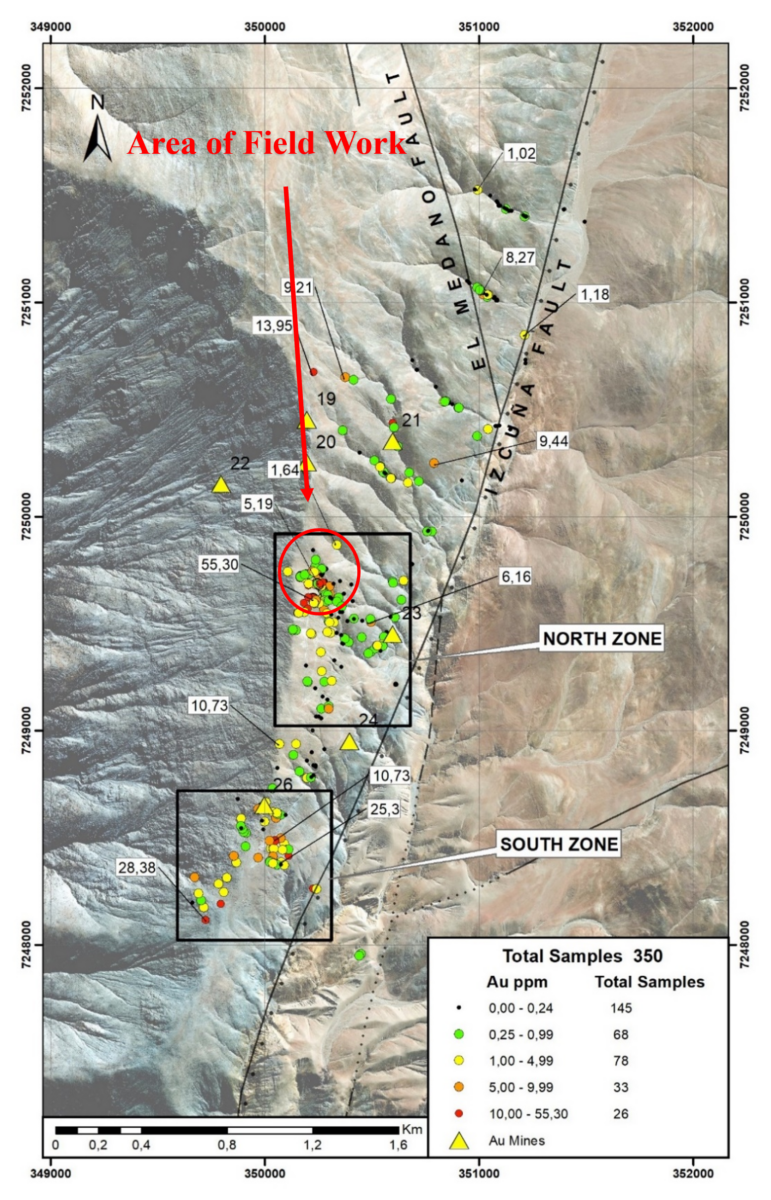 Halcones Precious Metals Anuncia Resultados Adicionales de Muestras de Canal de Astillas de Afloramiento que Extienden la Huella Mineralizada hacia el Sur en el Proyecto de Oro Polaris