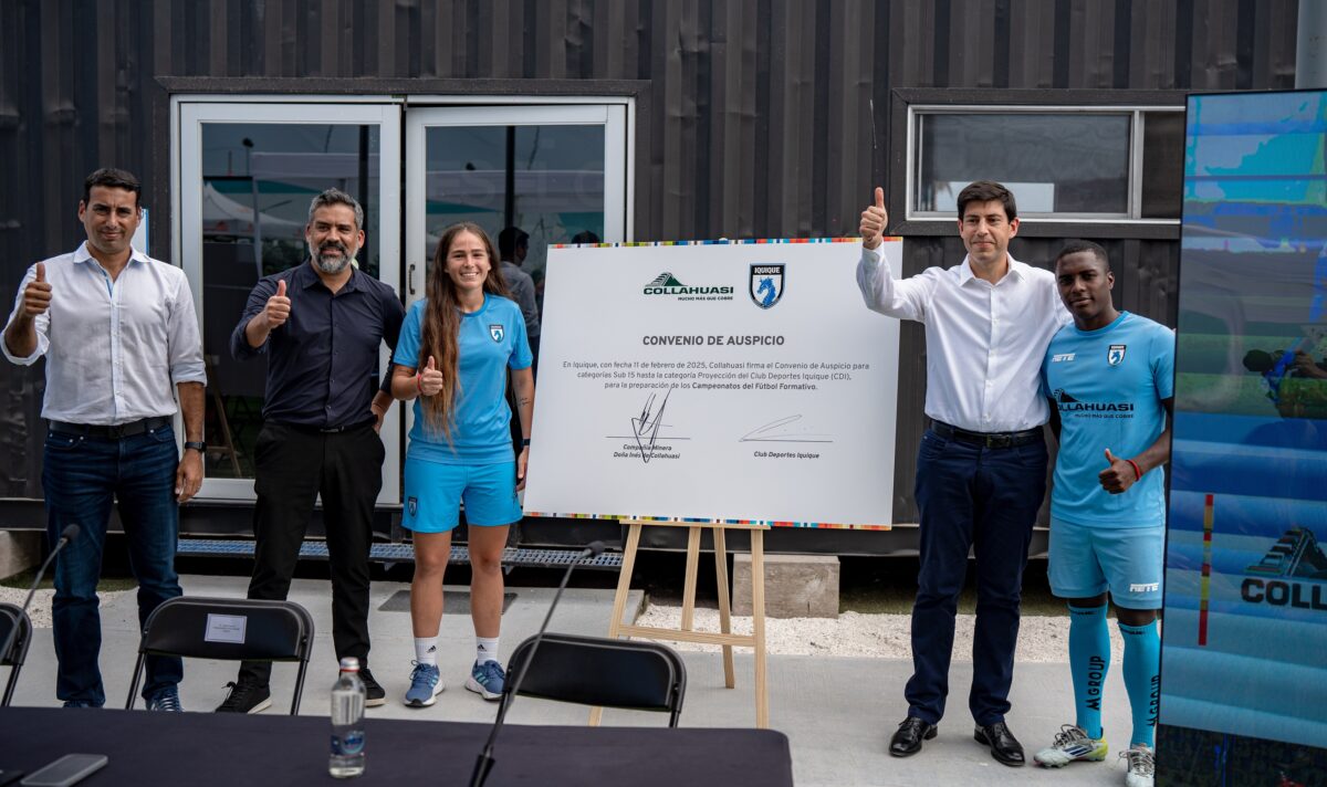 Collahuasi renueva compromiso con fútbol juvenil y femenino de Deportes Iquique