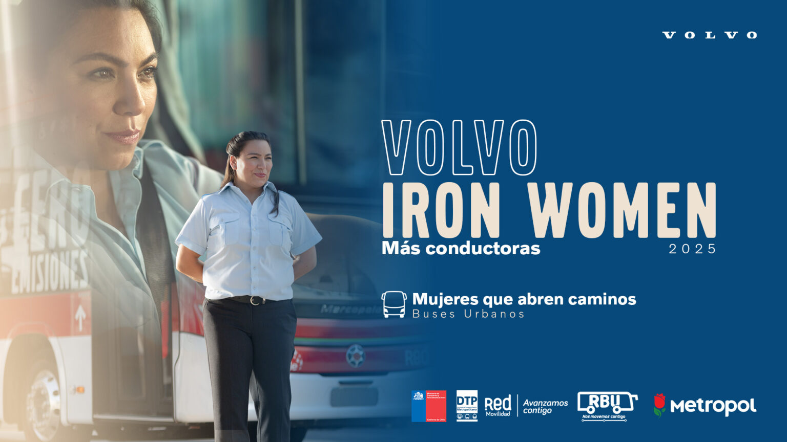 Volvo Chile lanza convocatoria 2025 de “Iron Women Más Conductoras de Buses” para impulsar la participación de mujeres en el transporte público metropolitano