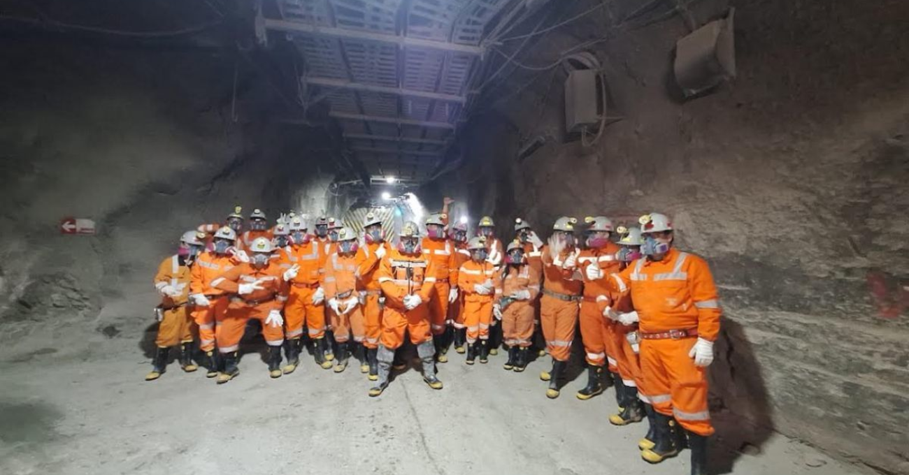 Estudiantes de liceos técnicos fortalecen su formación en minería subterránea