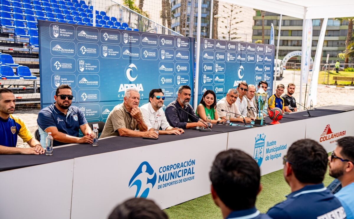 Arena Cavancha de Iquique da el vamos a Cuadrangular Internacional de Fútbol Playa 2025