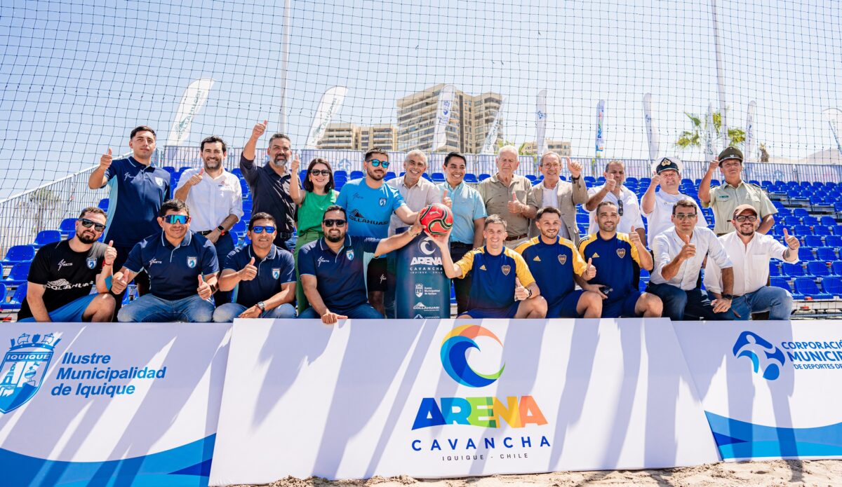 Arena Cavancha de Iquique da el vamos a Cuadrangular Internacional de Fútbol Playa 2025