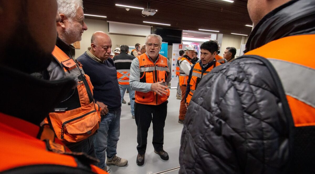 Directorio de Codelco sesiona en Andina y se reúne con trabajadores