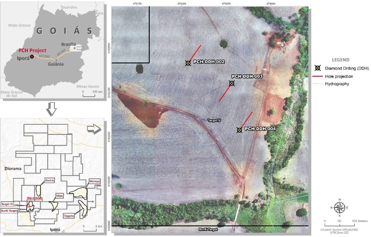 Brasil: Appia anuncia los resultados excepcionales de Óxido Total de Tierras Raras (TREO) de su programa de perforación diamantina en el proyecto PCH en Goiás