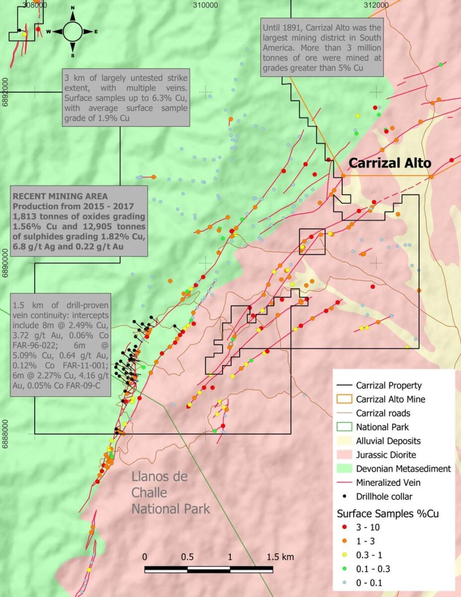 Red Metal Resources Comienza Programa de Muestreo y Mapeo en su Propiedad IOCG de Carrizal