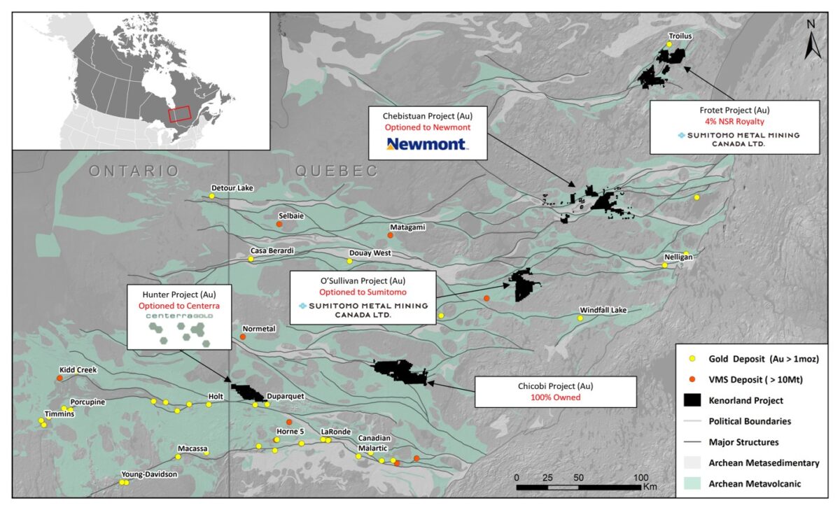 Kenorland Minerals comienza el programa de perforación de invierno 2025 en el Proyecto Hunter, Quebec