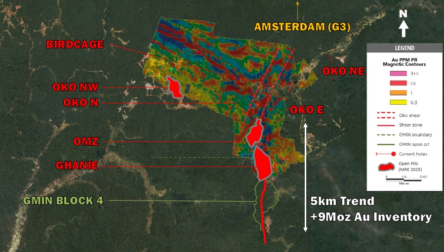 Guyana: G2 Goldfields aumenta significativamente los recursos de oro en el proyecto Oko