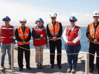 Inspección de la Armada a Puerto y Planta en Punta Padrones.